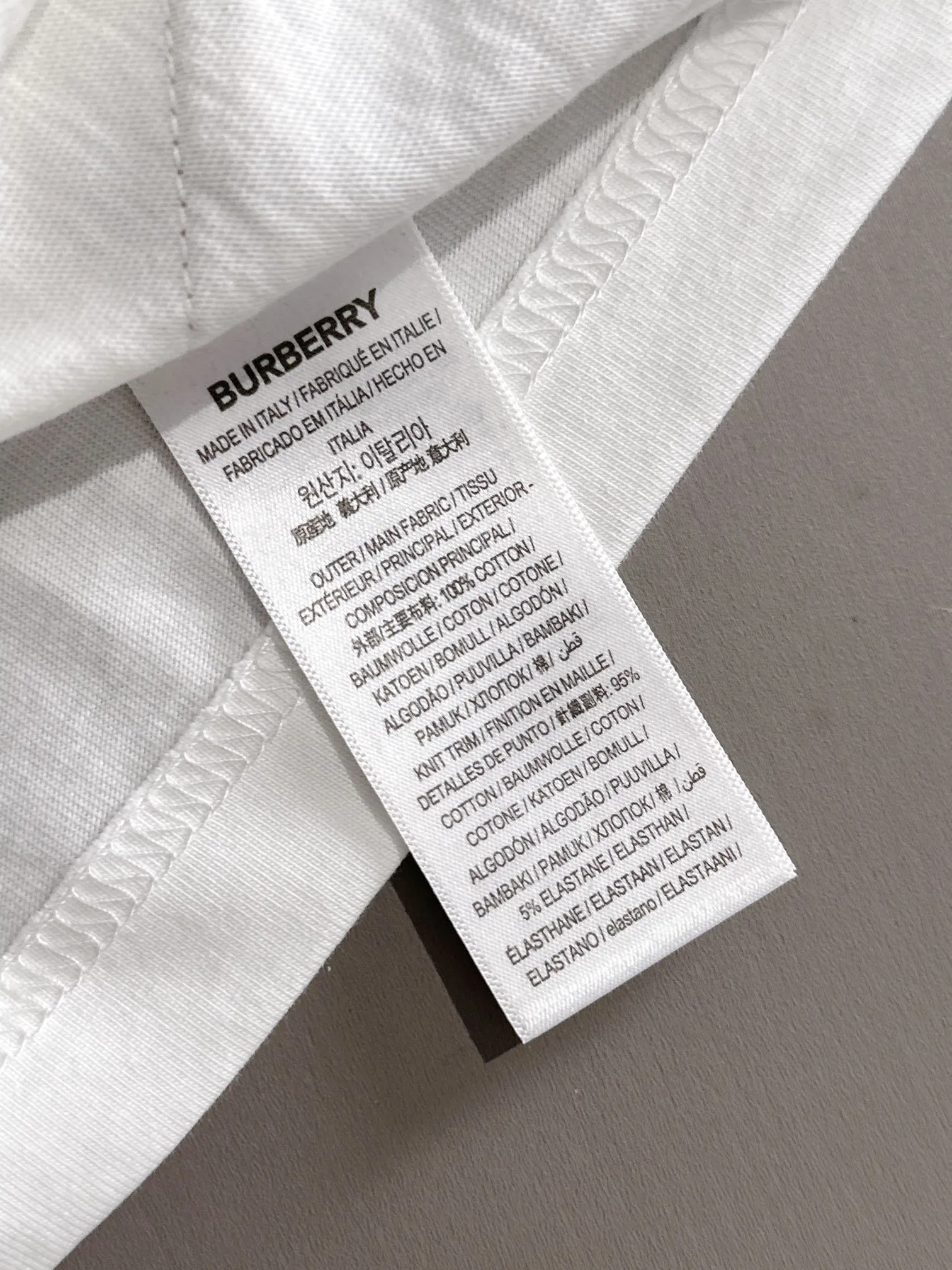 BBR BURBERRY 2026New Arrival logo Same Style t · 260 100％ · 32 · ：White Size：S M L XL